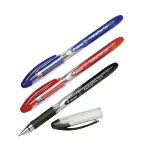 ALPHAELITE GEL INK PEN MEDIUM POINT BLACK